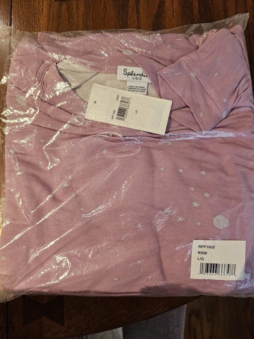 Splendid Pink Star Print Pajama Set